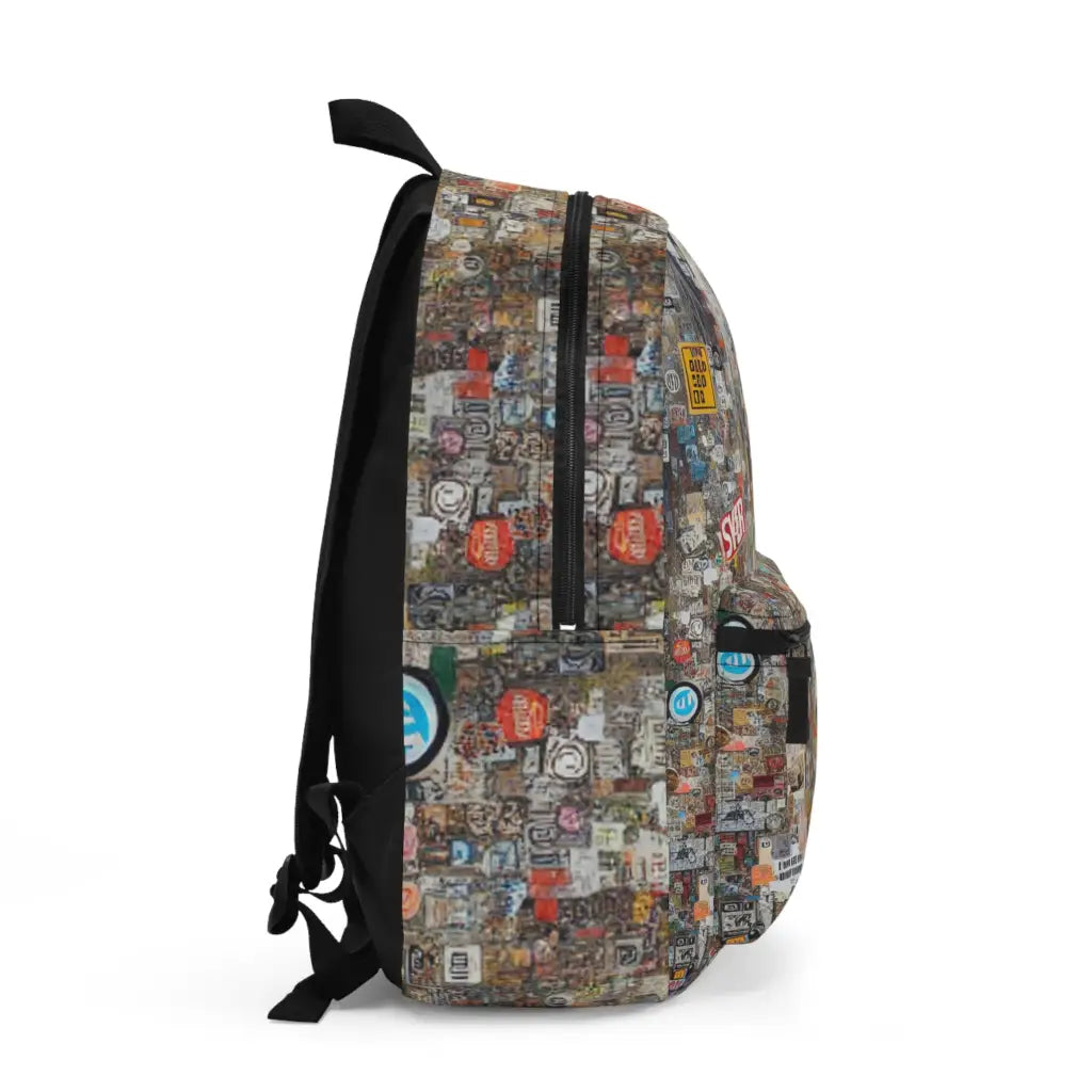 Street Art Collage Backpack One size Bags