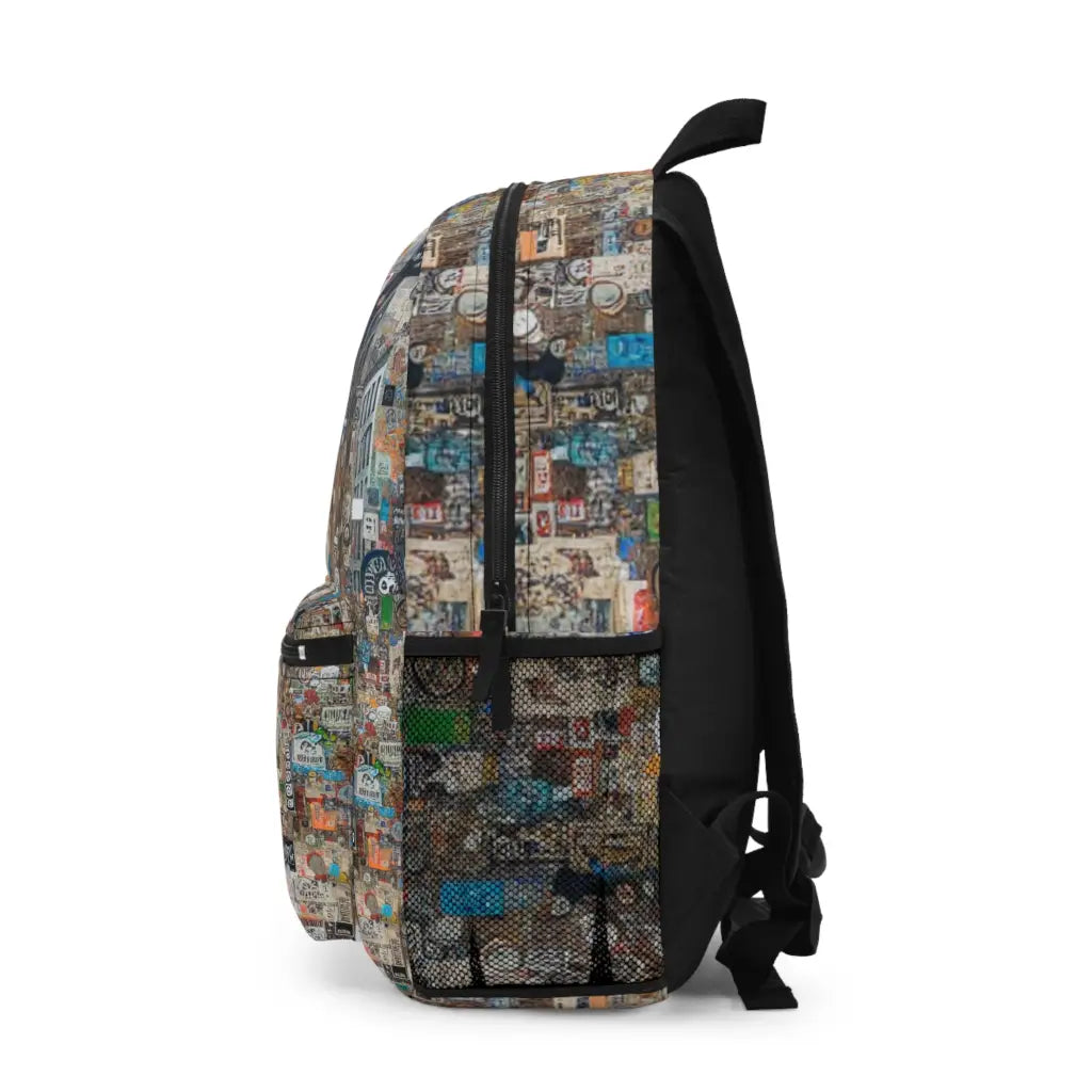 Street Art Collage Backpack One size Bags