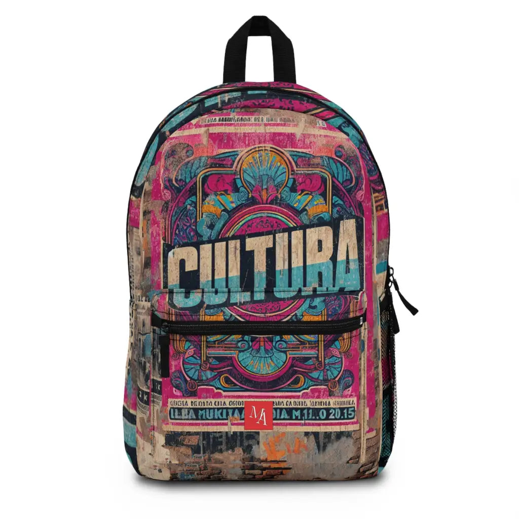 Street Art Display in the City Backpack One size Bags