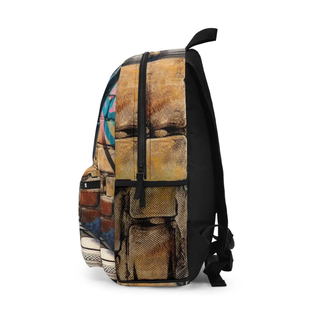 Street Art Sneakers Adventure Backpack One size Bags