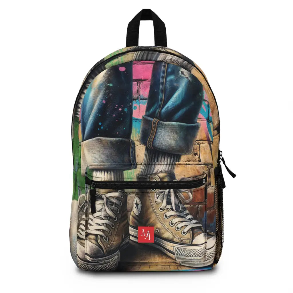 Street Art Sneakers Adventure Backpack One size Bags