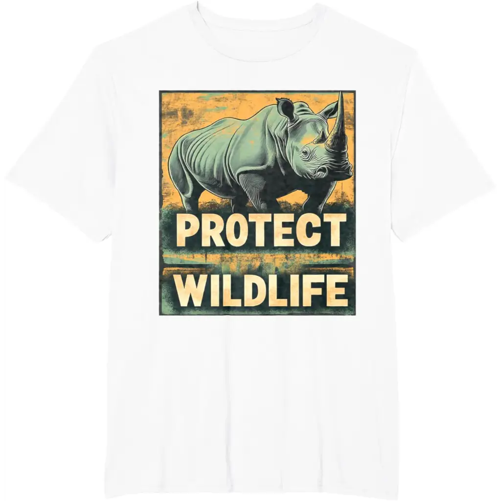 Strength in Vulnerability: Protect Wildlife T-Shirt - White