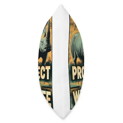 Strength in Vulnerability: Protect Wildlife Throw Pillow