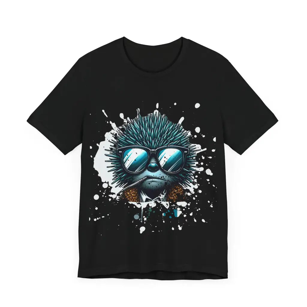 Stylish Hedgehog in Shades - Jersey Short Sleeve Tee