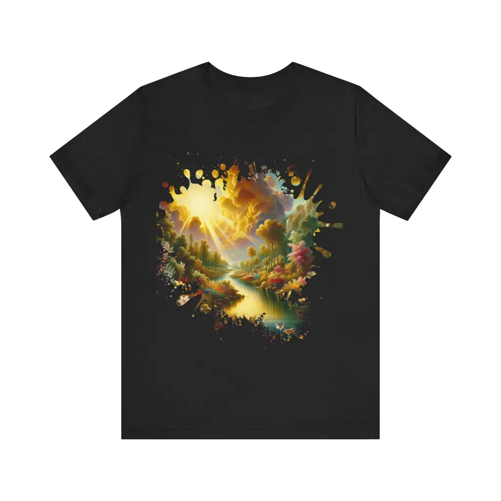 Sunburst Over Eden - Jersey Short Sleeve Tee - Black / S