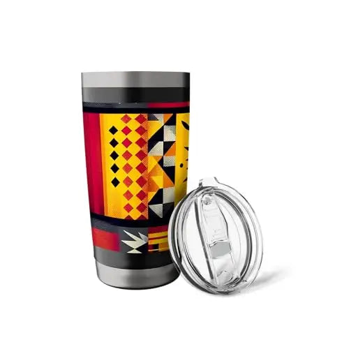 Sunburst Tapestry: Tribal Geometric Patterns Stainless