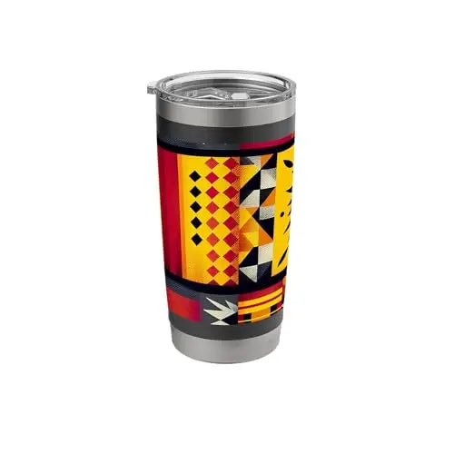 Sunburst Tapestry: Tribal Geometric Patterns Stainless