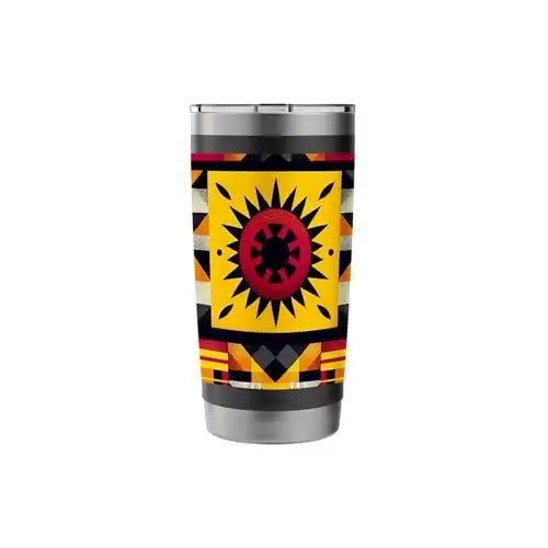 Sunburst Tapestry: Tribal Geometric Patterns Stainless