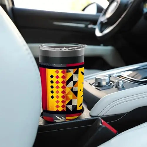 Sunburst Tapestry: Tribal Geometric Patterns Stainless