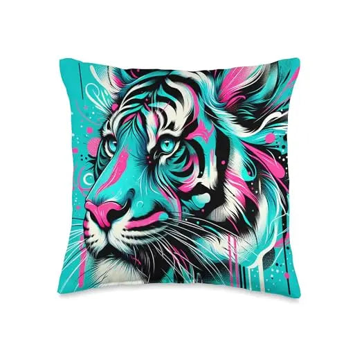 Sunburst Tapestry: Tribal Geometric Patterns Throw Pillow