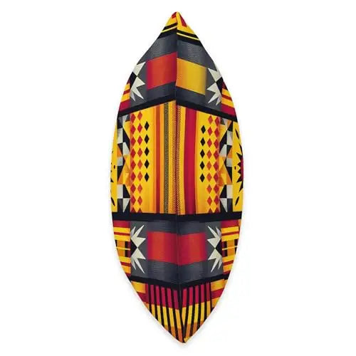 Sunburst Tapestry: Tribal Geometric Patterns Throw Pillow