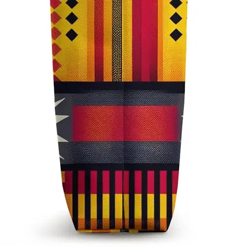 Sunburst Tapestry: Tribal Geometric Patterns Tote Bag