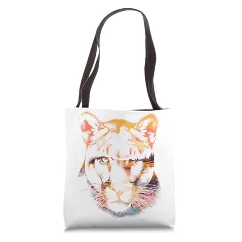 Sundown Stalker: Panther in the Wild Tote Bag Apparel