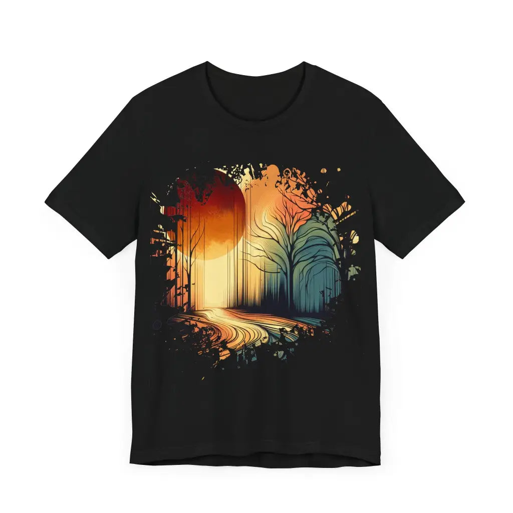 Sunrise Silhouettes - Jersey Short Sleeve Tee - T-Shirt