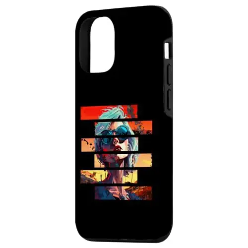 Sunset Rebellion: Fragmented Vibes Case (iPhone Select