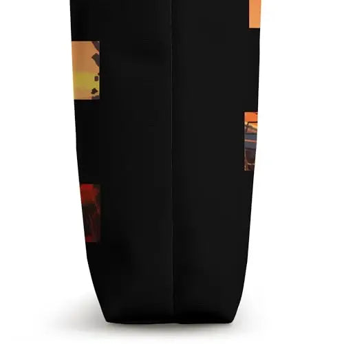 Sunset Rebellion: Fragmented Vibes Tote Bag Apparel