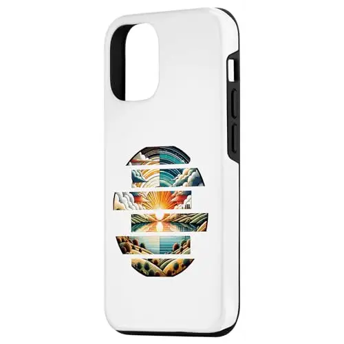 Sunset Serenity: Nature’s Tranquil Scene Case (iPhone