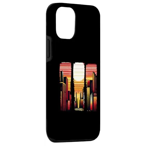 Sunset Skyline Symphony Vibrant City Horizon Case (iPhone