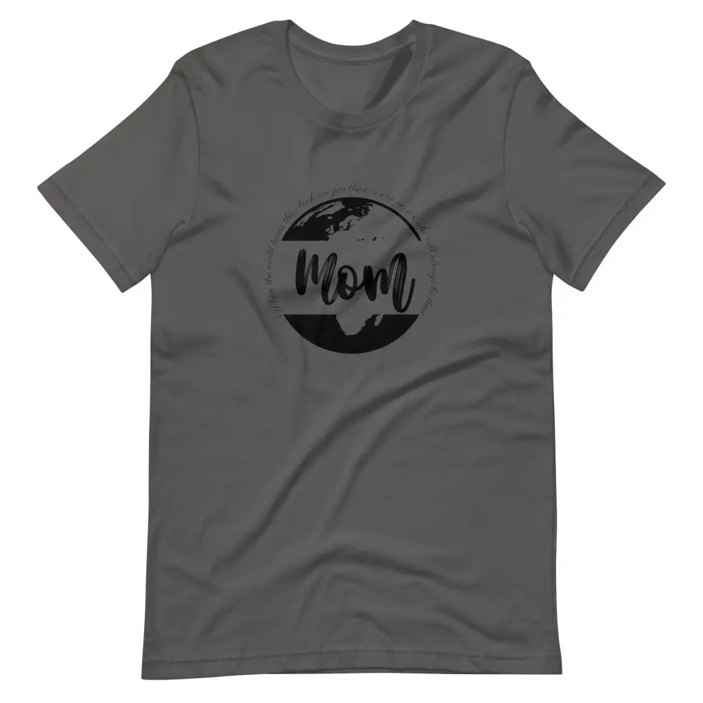 Supportive Mom Tee Short-sleeve unisex t-shirt - Asphalt