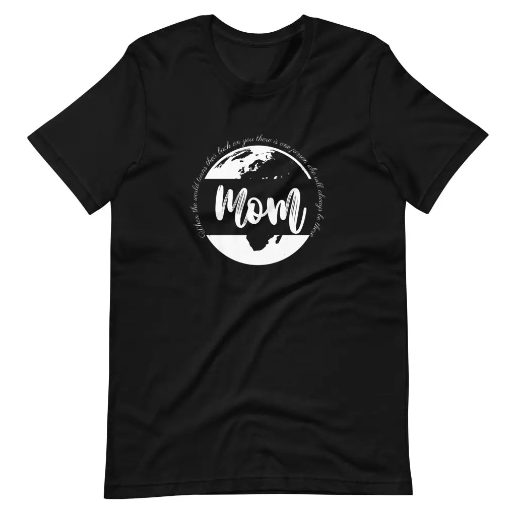 Supportive Mom Tee Short-sleeve unisex t-shirt - Black / S