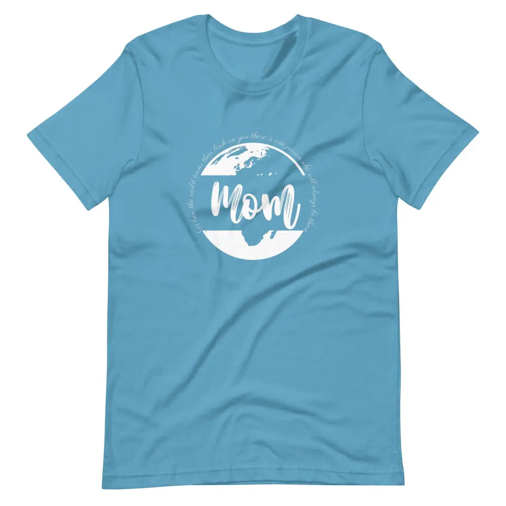 Supportive Mom Tee Short-sleeve unisex t-shirt - Ocean Blue