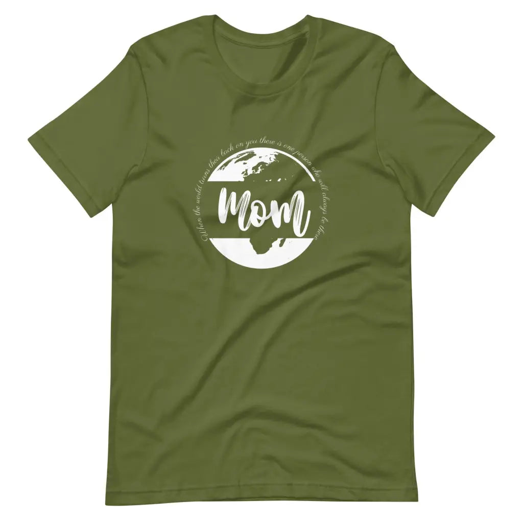 Supportive Mom Tee Short-sleeve unisex t-shirt - Olive / S