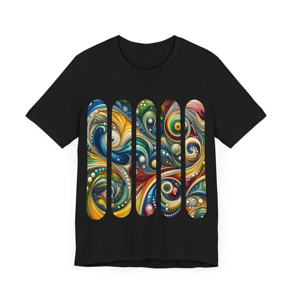 Swirling Melody of Pigments - Jersey Short Sleeve Tee