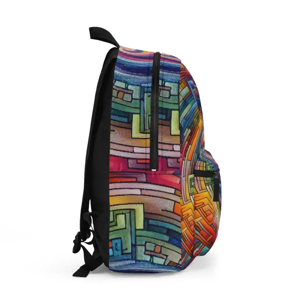 Swirling Mosaic of Wonder Backpack One size Bags
