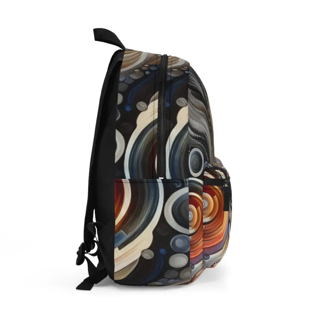 Swirling Palette of Colors Backpack One size Bags