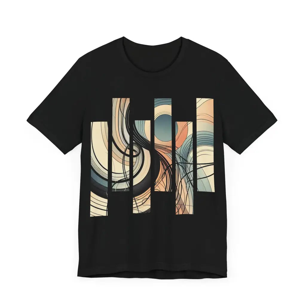 Swirling Patterns in Motion Jersey Short Sleeve Tee T Shirt