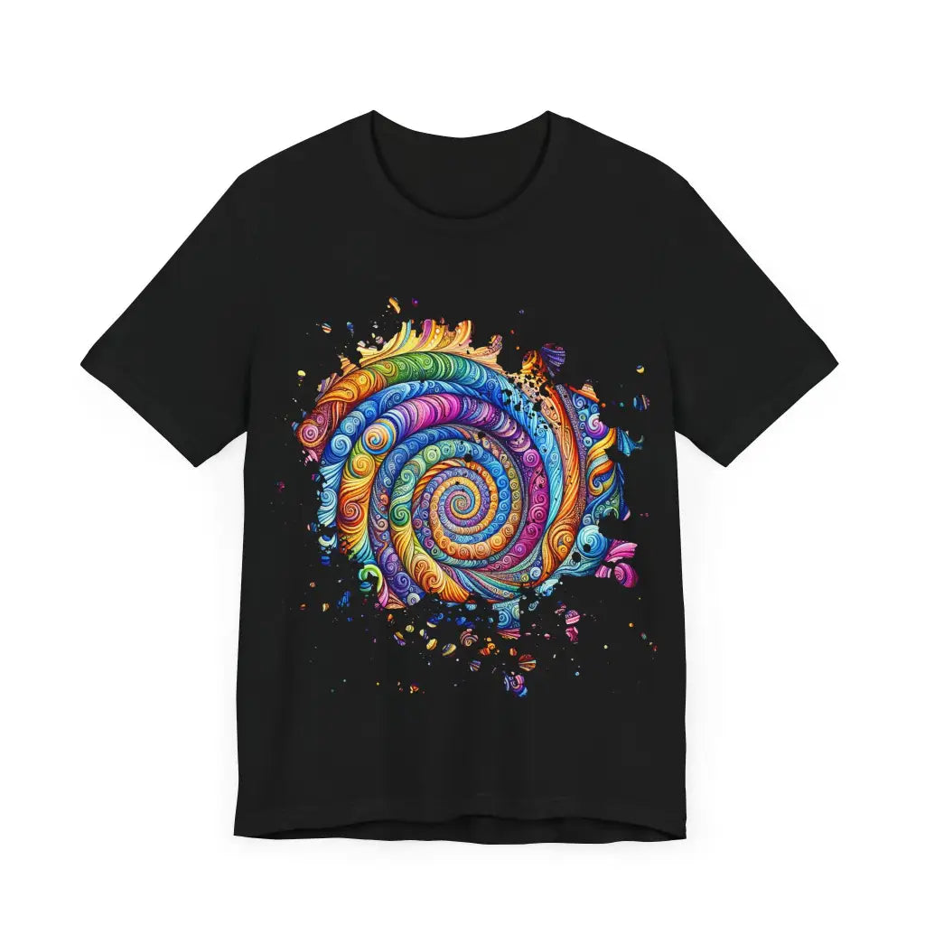 Swirling Spectrum Reverie - Jersey Short Sleeve Tee