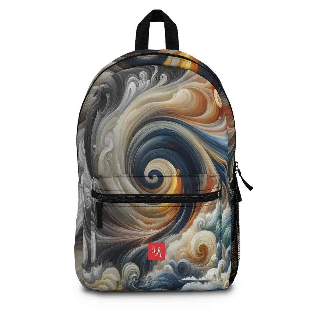 Swirling Tides of Color Backpack One size Bags