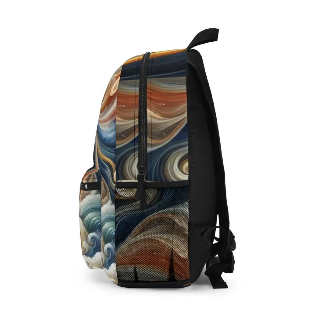 Swirling Tides of Color Backpack One size Bags