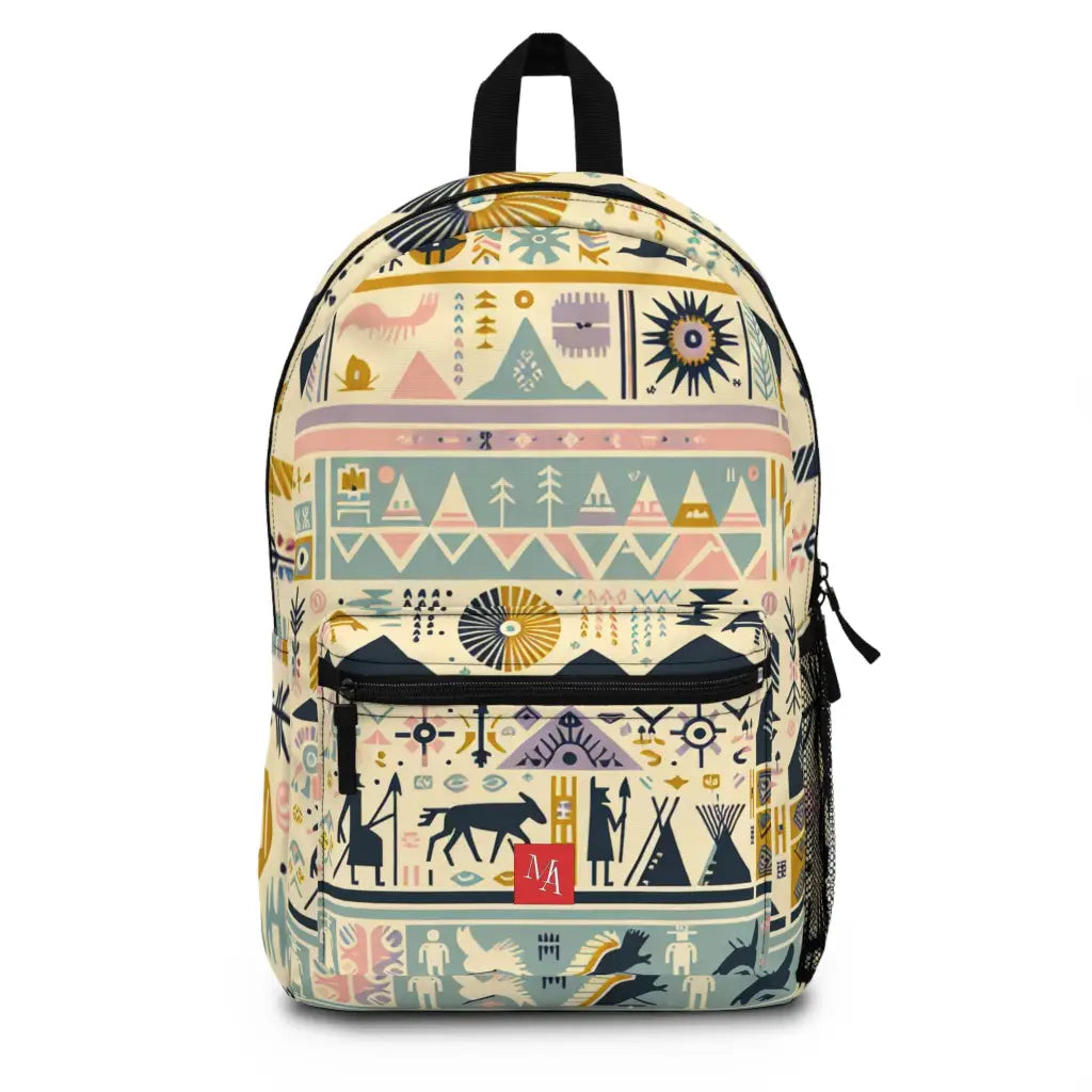 Tapestry of Folk Patterns - Backpack - One size - Bags