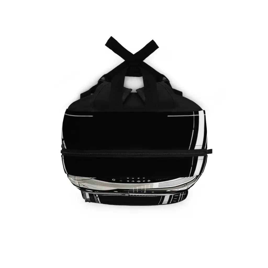 Techno Geometry Design Backpack One size Bags