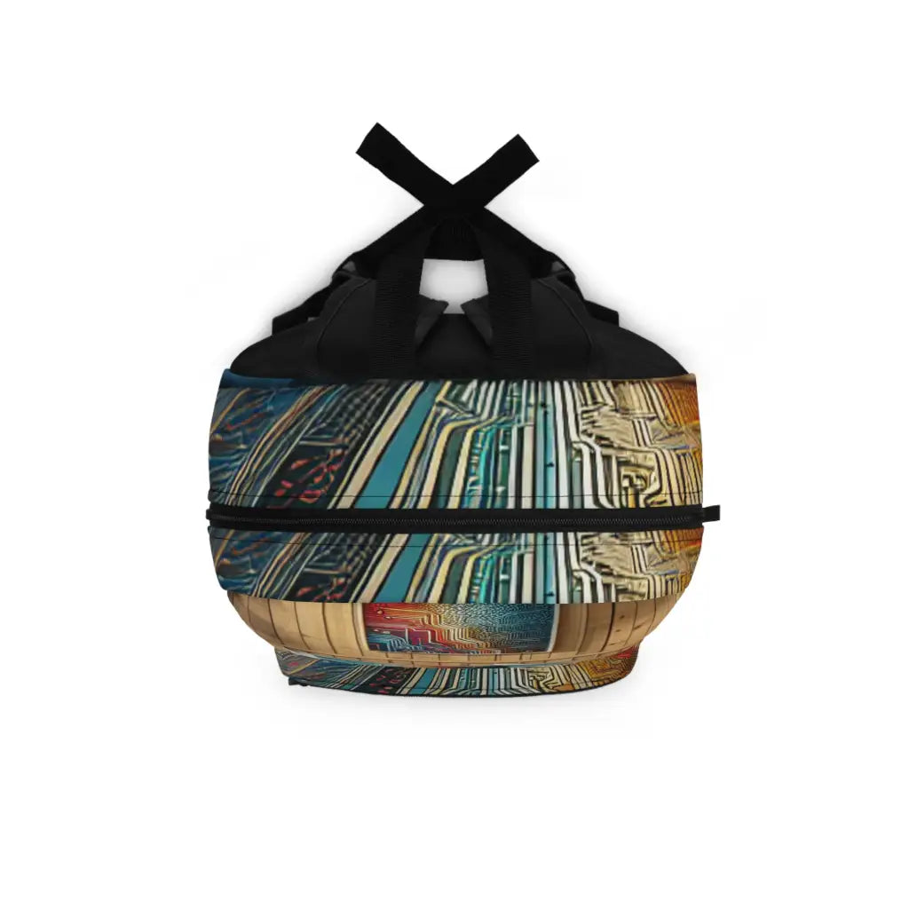 Technological Echoes in the Bedroom Backpack One size Bags