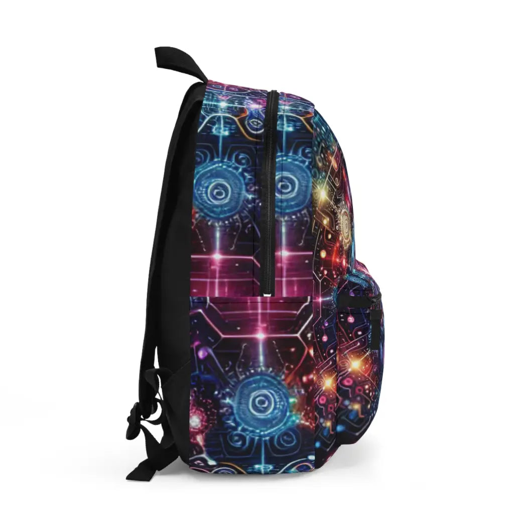 Technological Mandala Fusion Backpack One size Bags