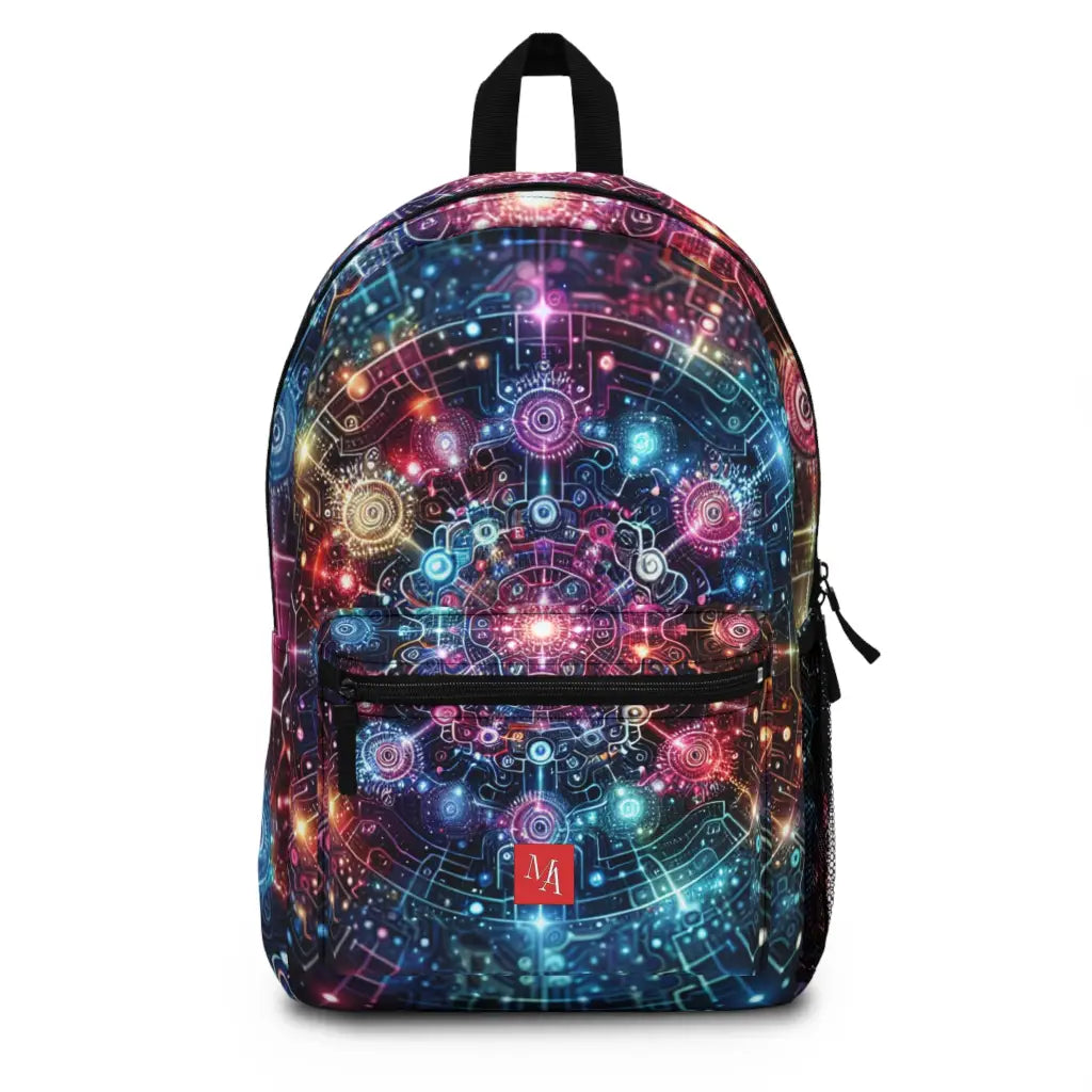 Technological Mandala Fusion Backpack One size Bags