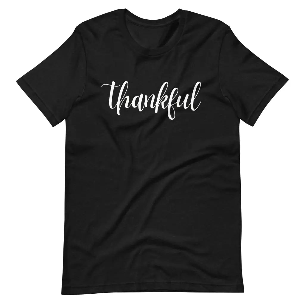 Thankful t-shirt - Black Heather / S - T-Shirt