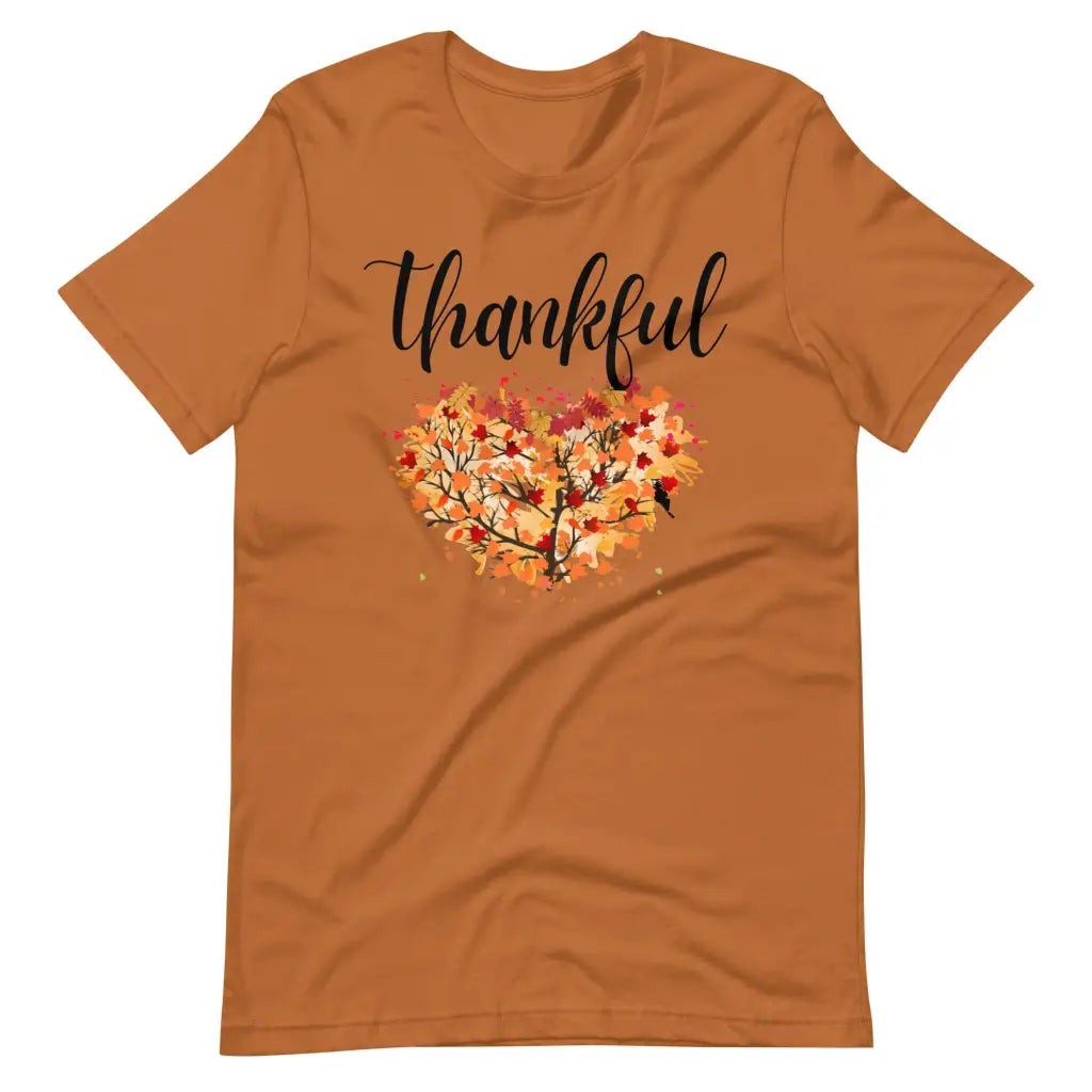 Thankfulness Fall t-shirt - Toast / S - T-Shirt