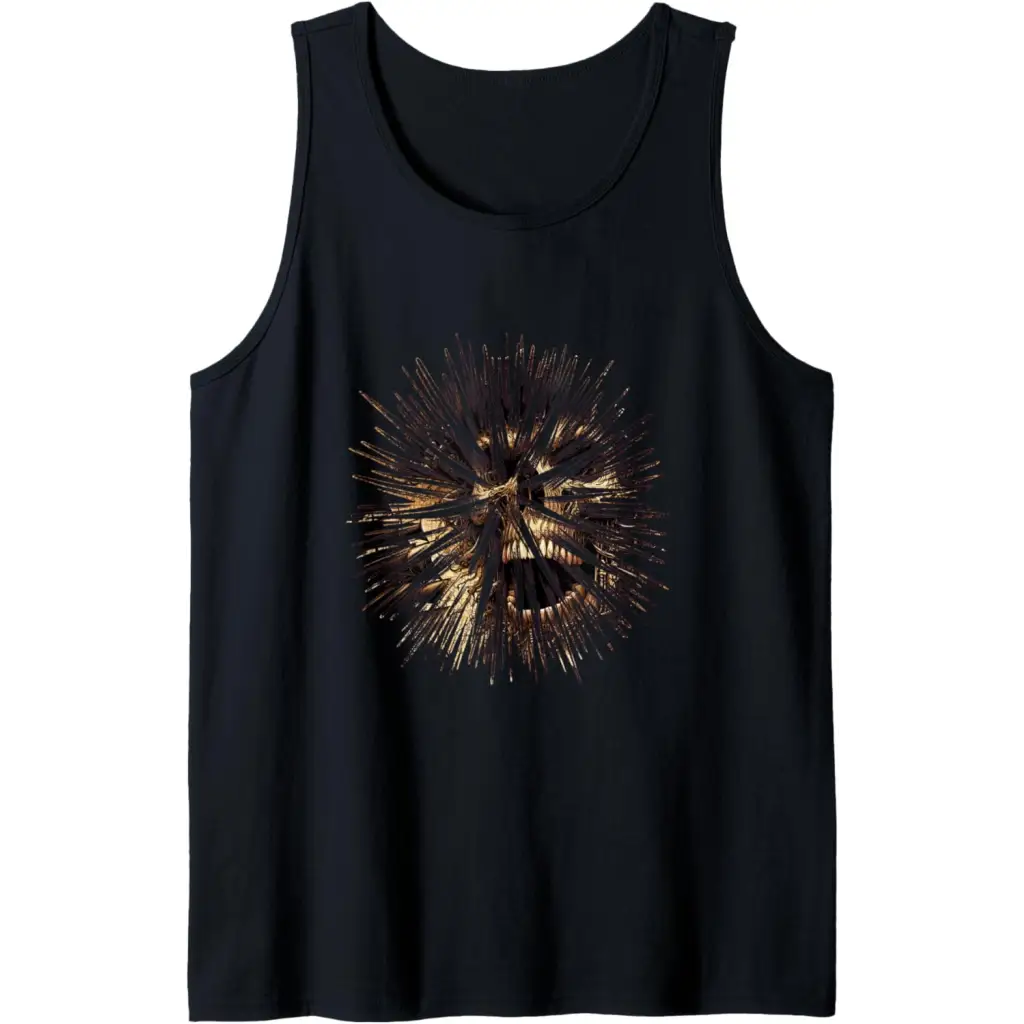 Thorned Reflection: The Mask of Vulnerability Tank Top