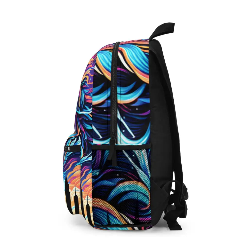 Tiger Among the City Lights Backpack One size Bags