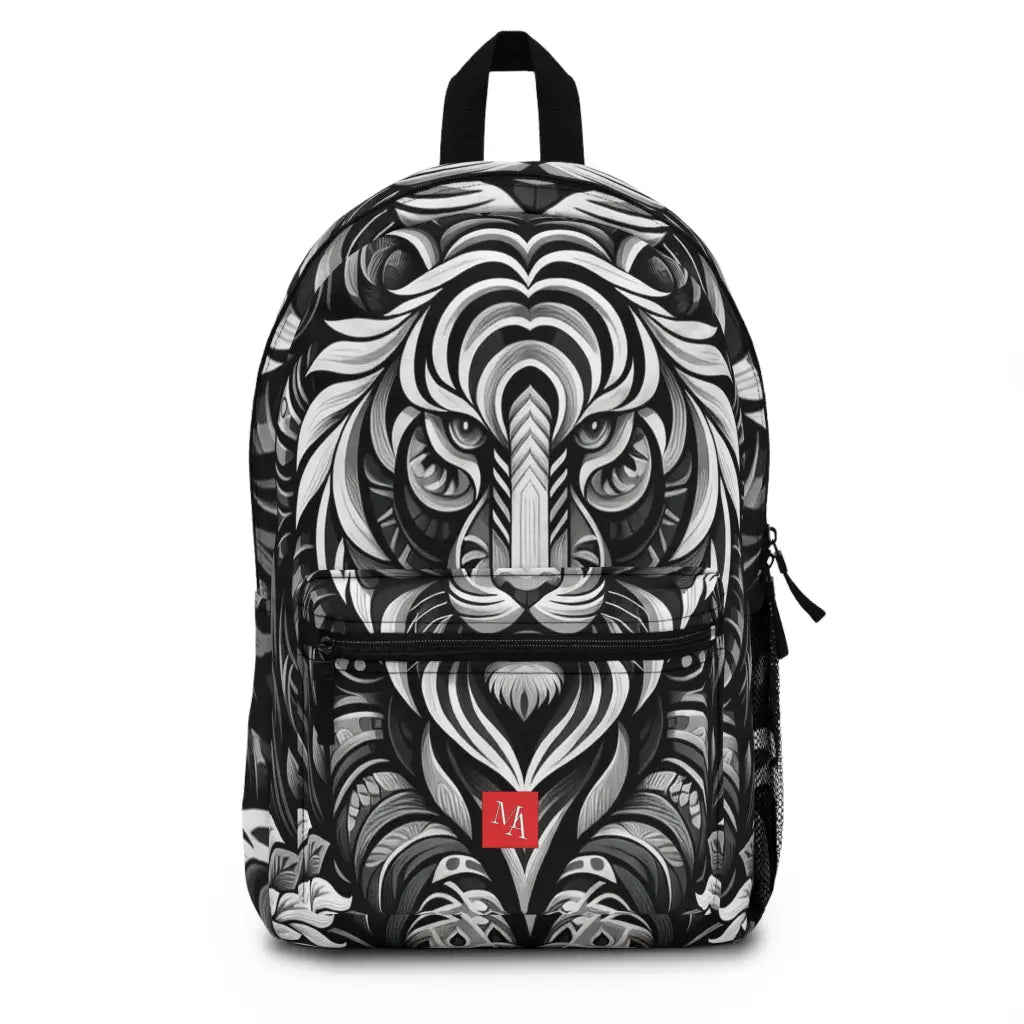 Tiger in a Tapestry of Colors Backpack One size Bags