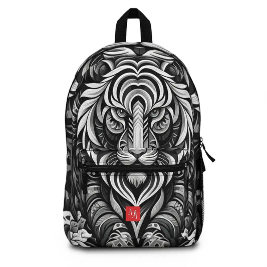 Tiger in a Tapestry of Colors Backpack One size Bags