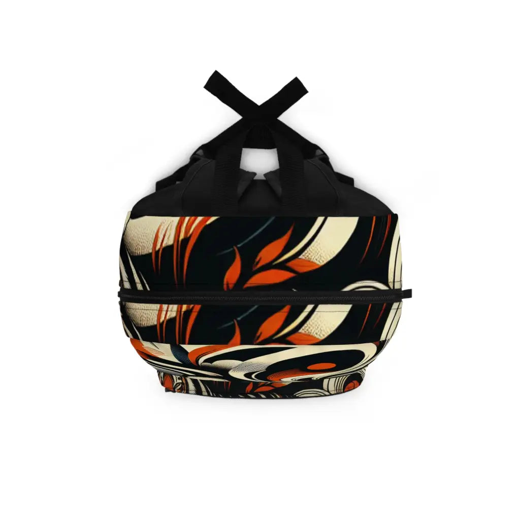 Tiger in an Artistic Jungle Backpack One size Bags