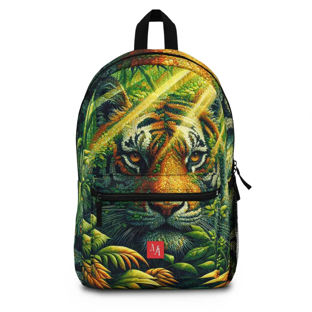 Tiger in the Jungle Backpack One size Bags