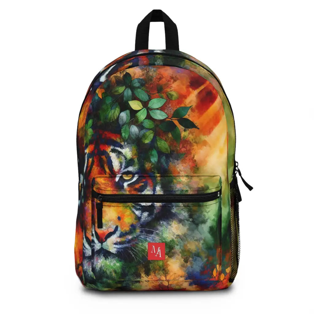 Tiger in the Woods Backpack One size Bags