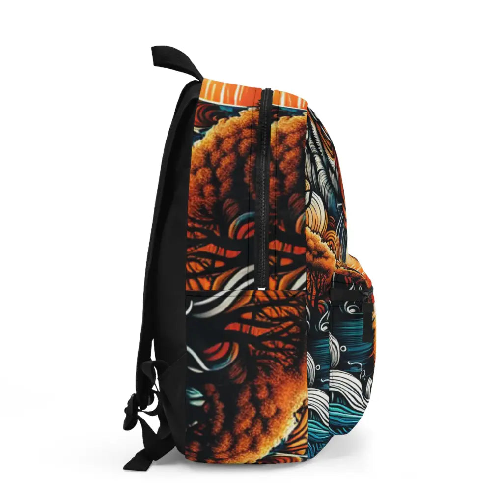 Tiger’s Gaze at Dawn Backpack One size Bags