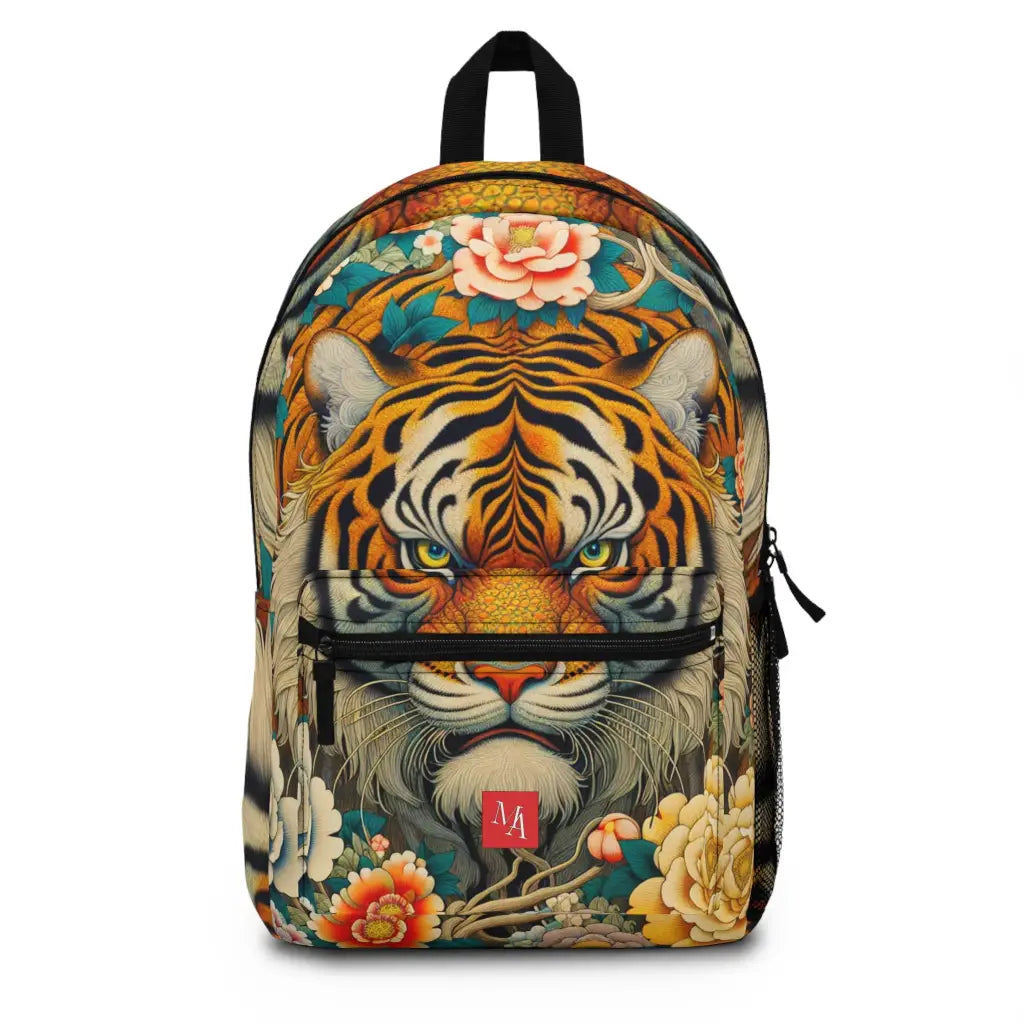 Tiger’s Realm in Bloom Backpack One size Bags