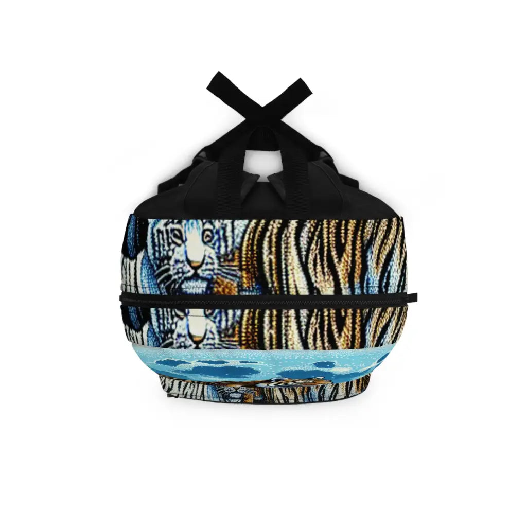 Tigers Under the Moon Backpack One size Bags